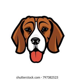 Beagle Dog - Isolated Vector Illustration