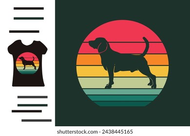 Beagle Hund T-Shirt Design