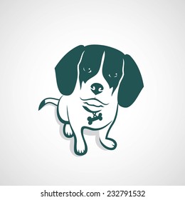 Beagle dog - vector illustration