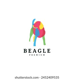 Beagle full color logo design  2