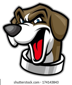 Beagle Head Dog Mascot