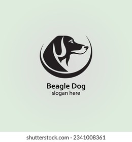 Adler Head Logo Design Vorlage Illustration Premium-Logo Vektorgrafik Schwarz-Weiß