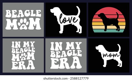 Beagle mom t shirt design