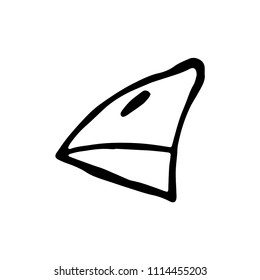 beak bird icon sketch vector. isolated