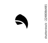 Beak icon. Simple style nature wild travel agency poster background symbol. Beak brand logo design element. Beak t-shirt printing. Vector for sticker.