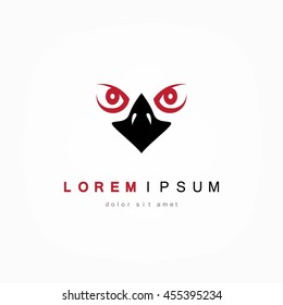 Beak. Vector Logo Template on white background