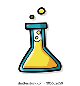 beaker color doodle