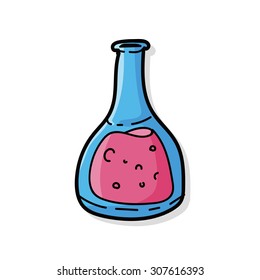 beaker color doodle
