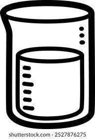 Becherdoodle, Vektorsymbol und Illustration