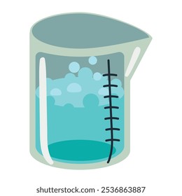 Frasco de vaso de precipitados Equipo de laboratorio aislado