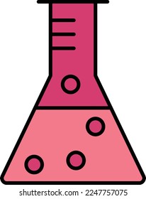 Beaker Flat Vector Icon Design