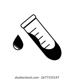 beaker glass flat icon logo illustration vector isoalated, suitable for web design , logo , app and more