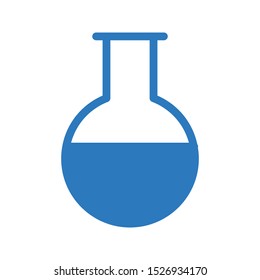 beaker glyph colour vector icon