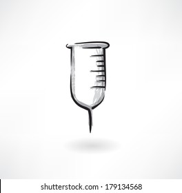 beaker grunge icon