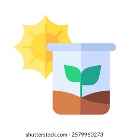 Beaker Icon Element For Design