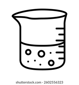 Beaker Icon Element for Design