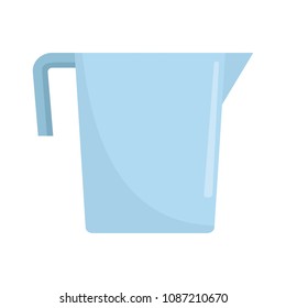 Beaker icon. Flat illustration of beaker vector icon for web