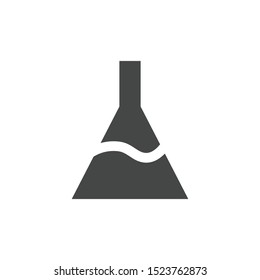 Beaker icon isolated on white background. Lab flask symbol modern, simple, vector, icon for website design, mobile app, ui. Vector Illustration