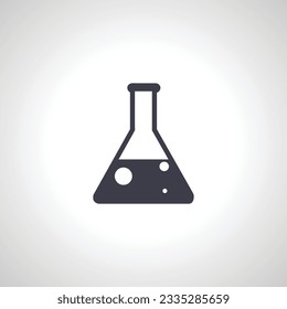 beaker icon. laboratory flask icon.