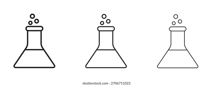 Icono de vaso con estilo de contorno, diseños de Ilustración vectorial
