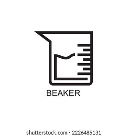 beaker icon , science icon vector