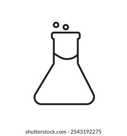 Beaker icon. simple vecor icon.