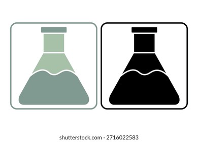 Icono de vaso. Adecuado para proyectos médicos. Icono sólido, perfecto para interfaz de usuario, App móviles, Sitios web, presentaciones e infografías. Totalmente editable y optimizado para uso digital e impreso