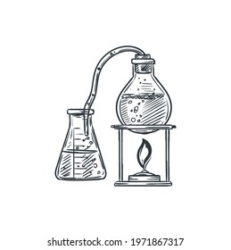 beaker, Lab Items, Vector illustration design.