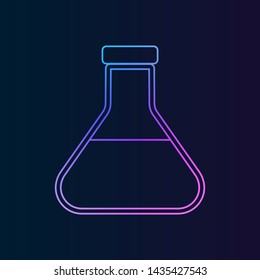 beaker nolan icon. Simple thin line, outline vector of Medicine icons for UI and UX, website or mobile application