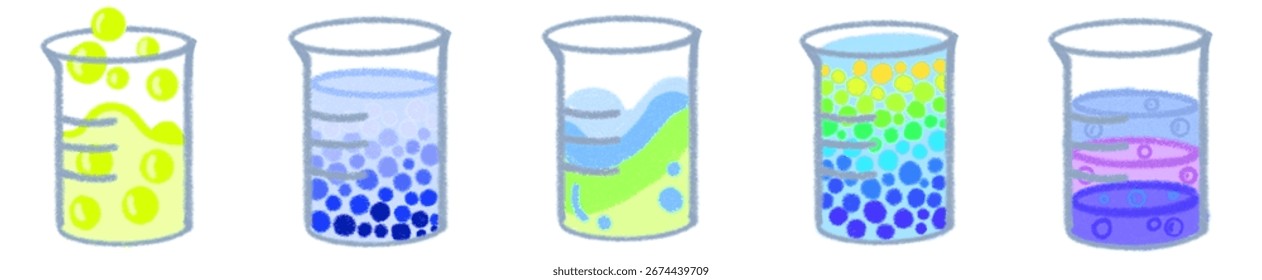 Beaker PNG para Proyectos de Ciencia Escolar, Equipamiento de Laboratorio y Diseño