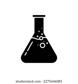 beaker test tube vector fill icon