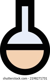beaker Vector illustration on a transparent background.Premium quality symmbols.Stroke vector icon for concept and graphic design.