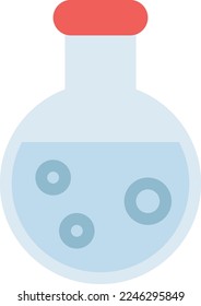 beaker Vector illustration on a transparent background. Premium quality symbols. Line Color vector icons for concept and graphic design. 
