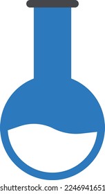beaker Vector illustration on a transparent background. Premium quality symmbols. Glyphs vector icons for concept and graphic design. 
