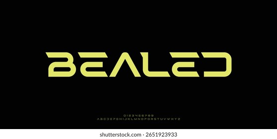 Bealed calligraphy alphabet capital lettering a to z font famil