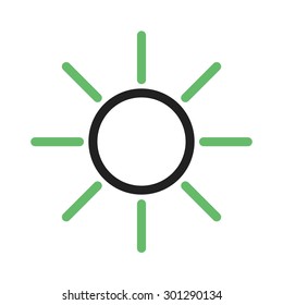 Beam, bright, display icon vector image. Can also be used for mobile apps, phone tab bar and settings. Suitable for use on web apps, mobile apps and print media