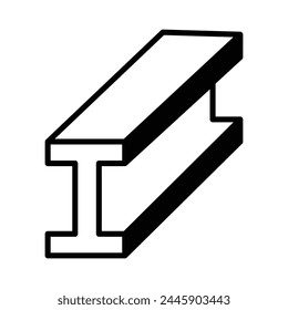 Beam icon editable stock vector illustration