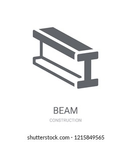 Beam icon. Trendy Beam logo concept on white background from Construction collection. Suitable for use on web apps, mobile apps and print media.