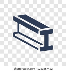 Beam icon. Trendy Beam logo concept on transparent background from Construction collection