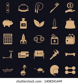 Beam icons set. Simple set of 25 beam vector icons for web for any design