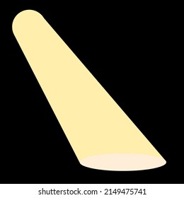 a beam of light on a black background