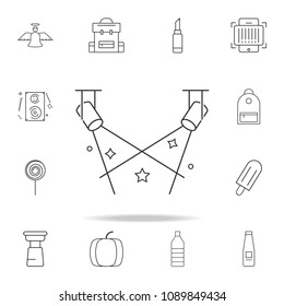 Beam lights line icon. Detailed set of web icons and signs. Premium graphic design. One of the collection icons for websites, web design, mobile app on white background