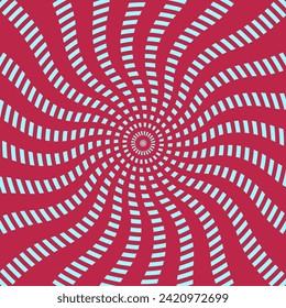 Beam style background in color Viva Magenta. Geometric backdrop. Vector