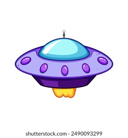 beam ufo ship cartoon. 51 area, fantasy sky, metal invasion beam ufo ship sign. isolated symbol vector illustration