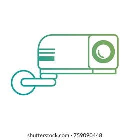 beam video isolated icon