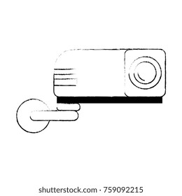 beam video isolated icon