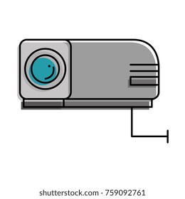 beam video isolated icon