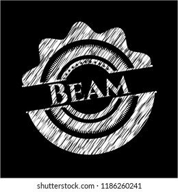 Beam written on a chalkboard