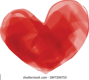 Adornar un corazón rojo brillante como para San Valentín o algo así