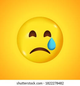 Beaming Face Emoji Crying Emoticon Big Stock Vector (Royalty Free ...